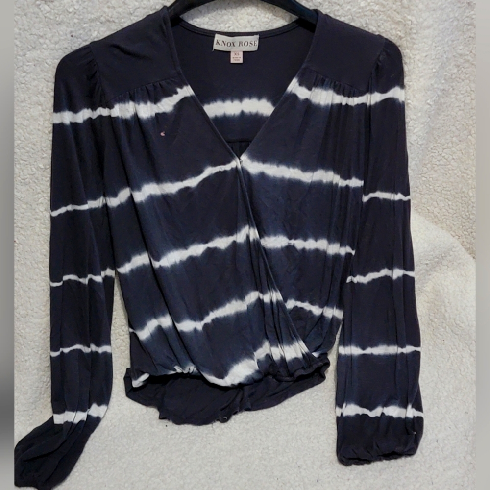 Knox Rose long sleeve tye dye shirt
